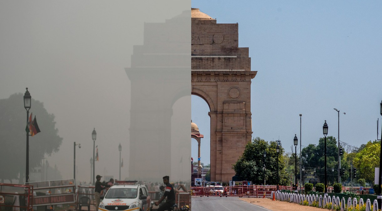 Poluição do ar em Nova Déli, na Índia, reduziu 60% entre 23 de março e 13 de abril, durante isolamento contra o novo coronavírus
