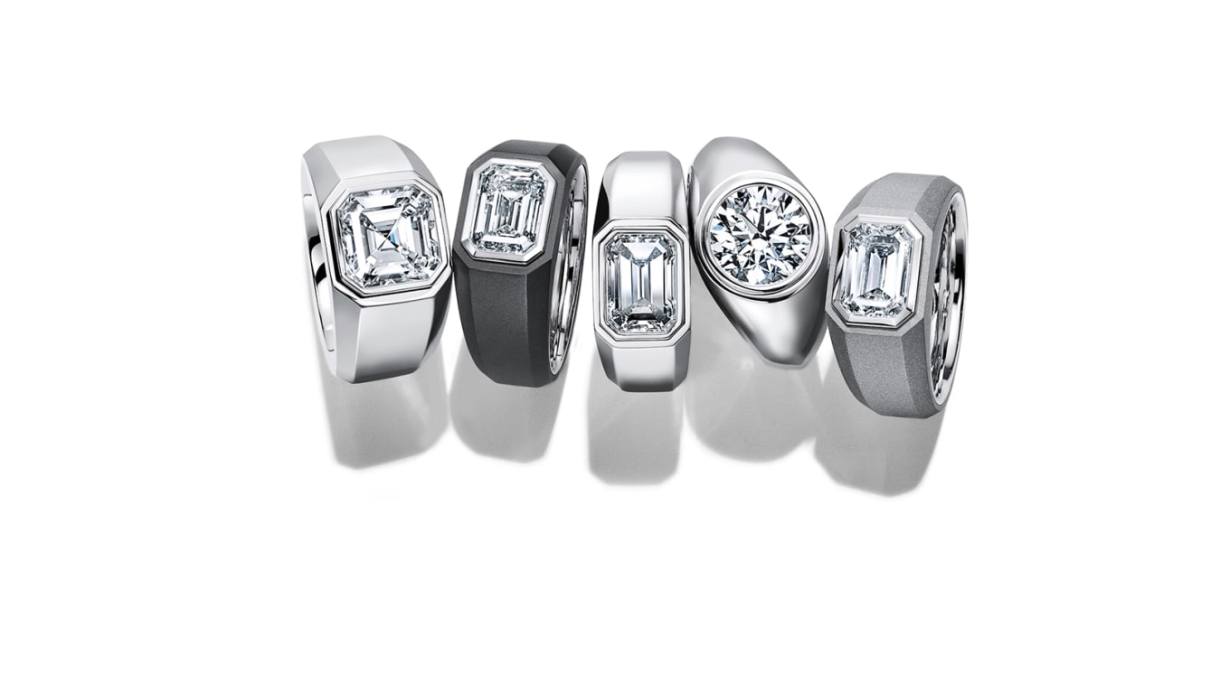 Tiffany & Co. passa a desenvolver anéis de noivado para homens; as peças podem ter diamantes de até 5 quilates