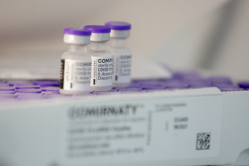 Doses da vacina Pfizer contra a Covid-19
