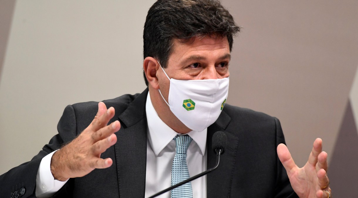 Luiz Henrique Mandetta, ex-ministro da Saúde, foi ouvido em sessão da CPI da Pandemia