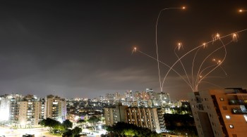 Israel foi atacado por cerca de 2.200 foguetes do Grupo islâmico Hamas, que conseguiram atravessar o Domo