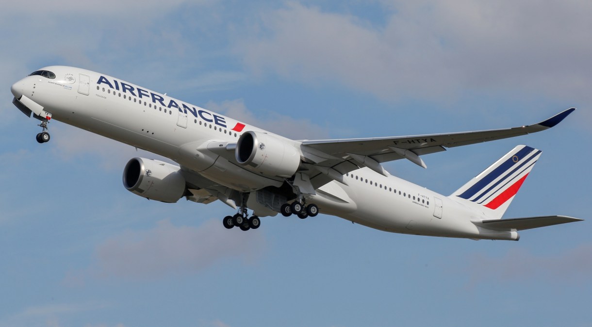 Avião da Air France perto de Toulouse, na França; tribunal reverteu decisão de 2119 sobre voo AF447