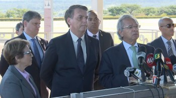 O ministro da Economia afirmou que 'o Brasil vai voltar à tranquilidade muito antes do que se espera'