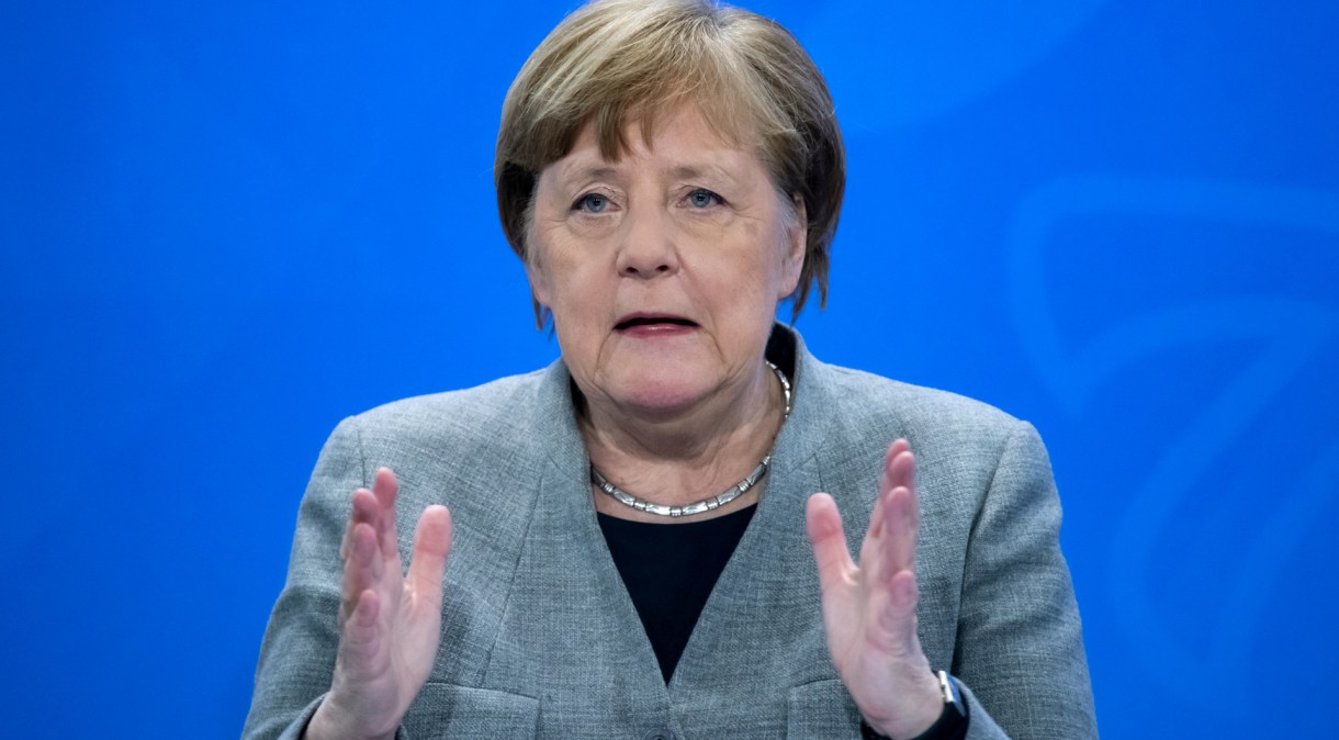 Para a chanceler alemã, Angela Merkel, pandemia de coronavírus ‘ainda está no começo’ no país