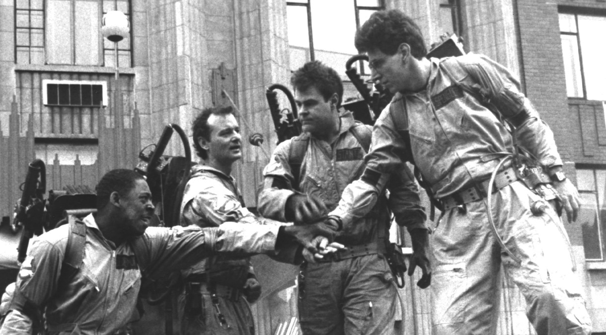 Cena de "Os Caça-Fantasmas", primeiro filme da franquia lançado em 1984.