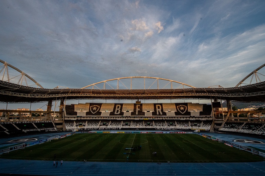 Vista geral do Engenhão, estádio do Botafogo. Imagem de 2 de maio de 2021