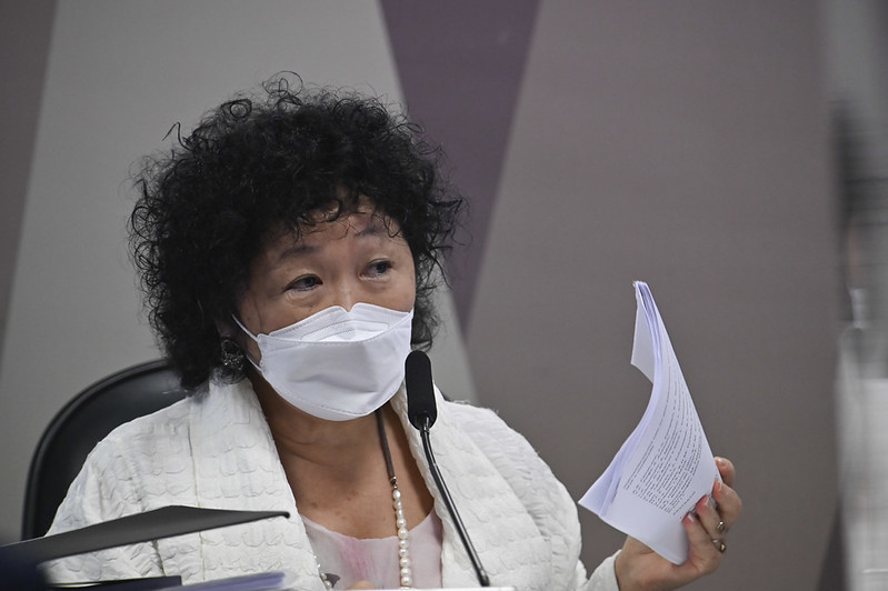Médica Nise Yamaguchi presta depoimento à CPI da Pandemia