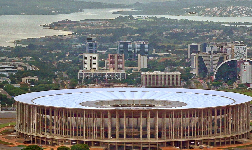 O Estádio Nacional de Brasília Mané Garrincha