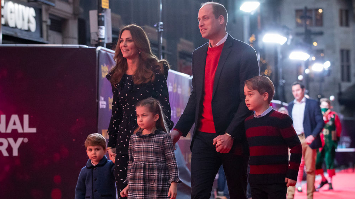 Kate Middleton, Príncipe William, Louis, Charlotte e George