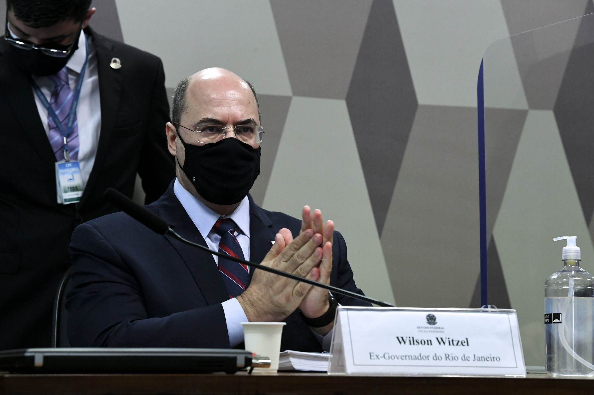 Ex-governador do Rio de Janeiro, Wilson Witzel, é ouvido pela CPI da Pandemia