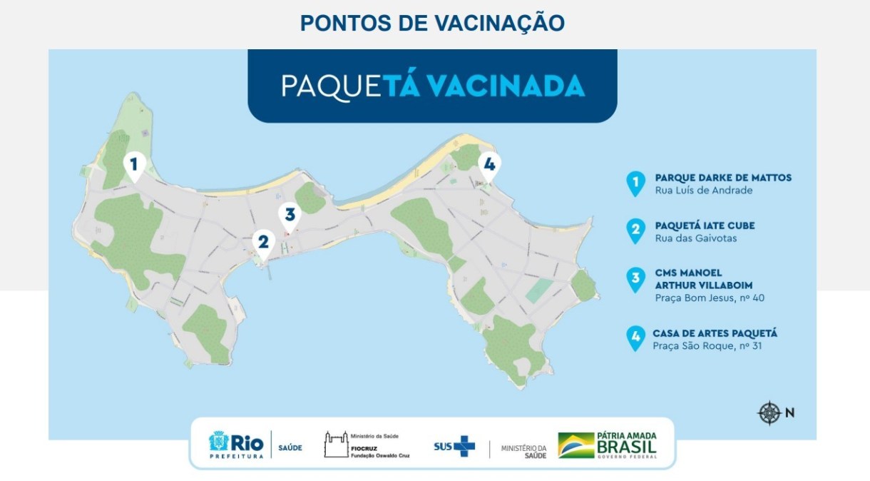 Vacinação em massa em Paquetá