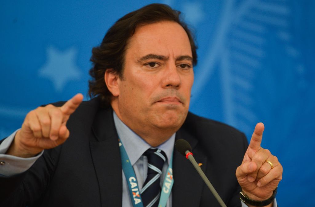 O presidente da Caixa Econômica Federal, Pedro Guimarães: "A Lei foi promulgada no dia 3 de abril, então temos cerca de mais duas semanas para o auxílio: o último dia é 2 de julho"