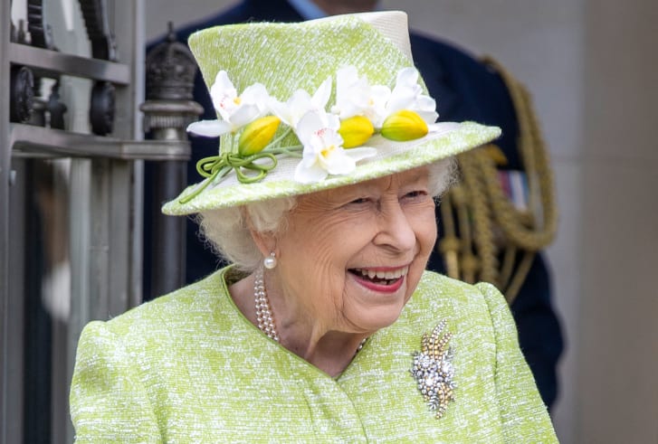 Rainha durante uma visita ao Memorial da Força Aérea Real Australiana