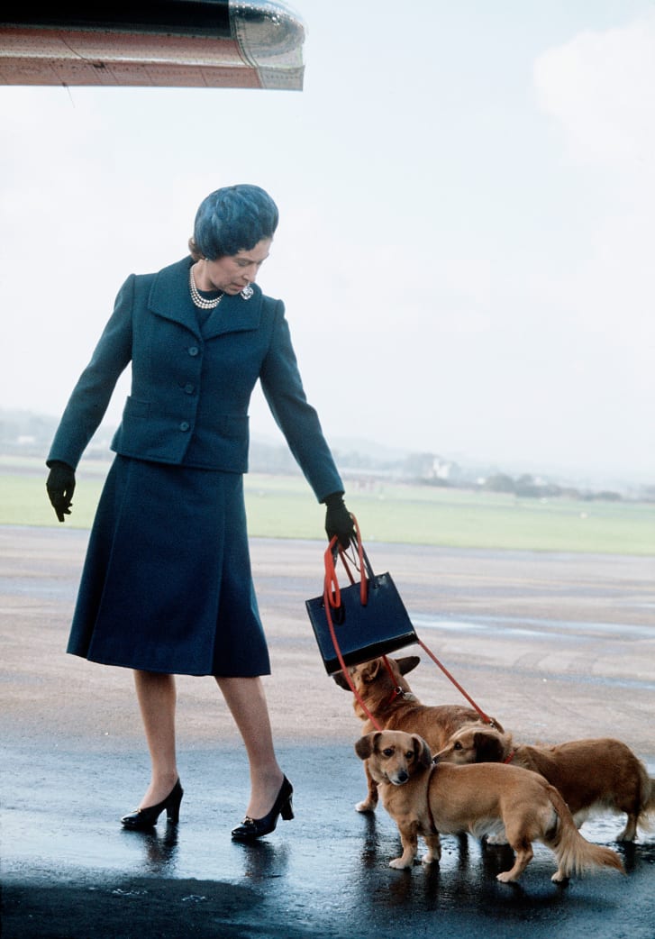 Rainha Elizabeth II em Balmoral, Escócia, em 1974