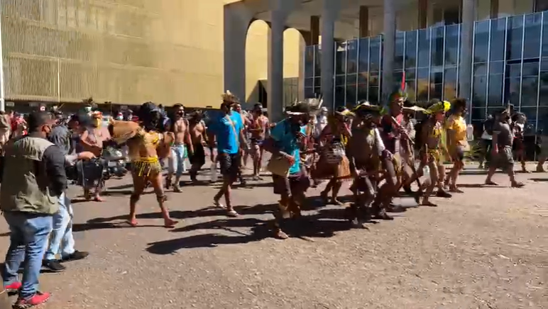 índios - protesto brasília