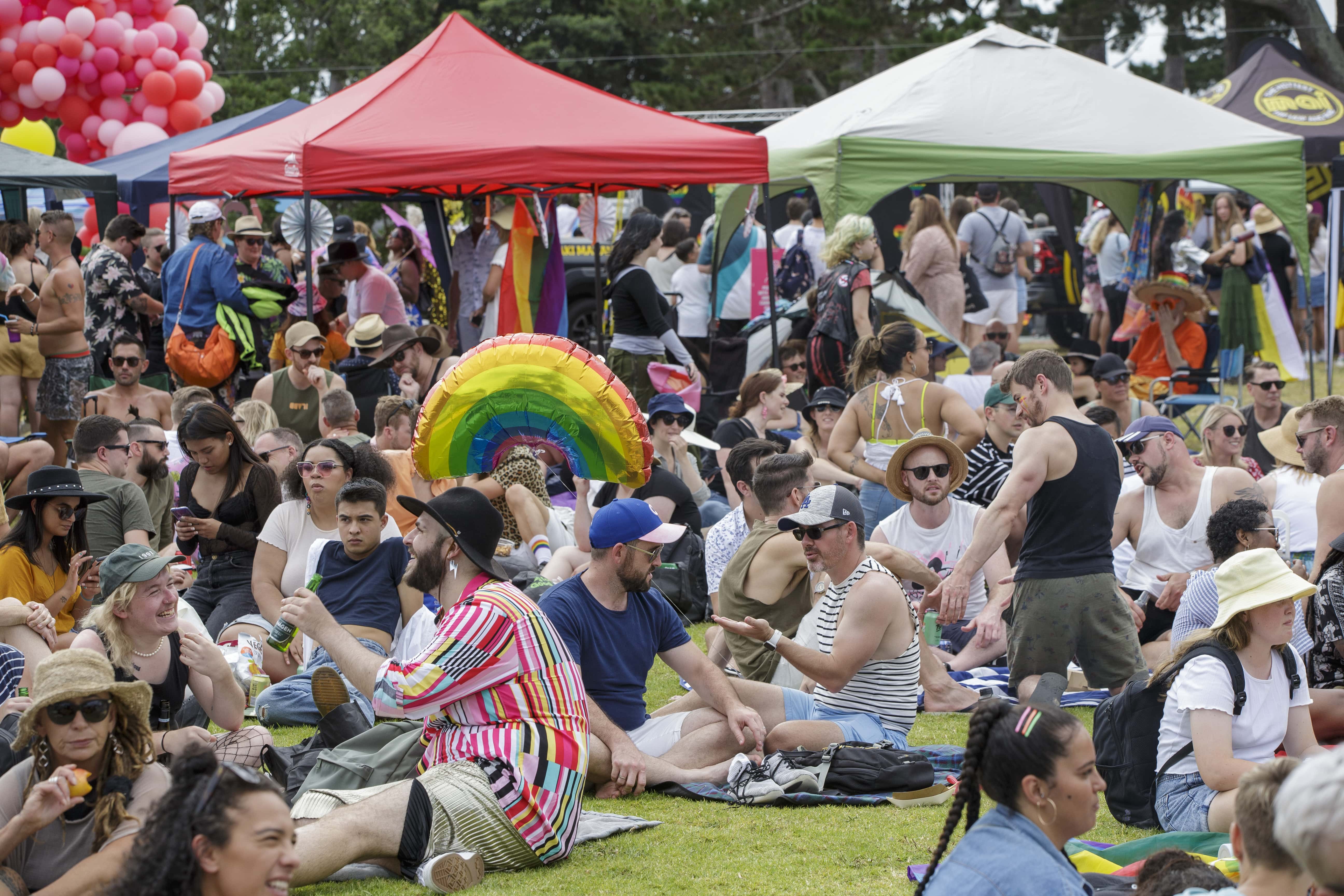 Público em evento do Orgulho LGBT em Auckland, na Nova Zelândia