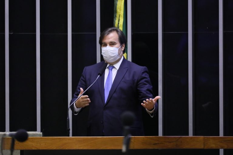 O presidente da Câmara dos Deputados, Rodrigo Maia (DEM-RJ)