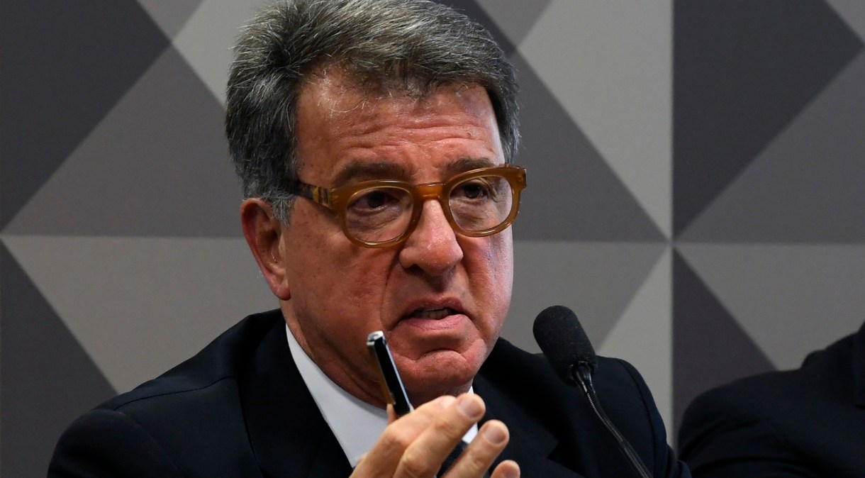Paulo Marinho durante a CPMI das Fake News no Senado Federal