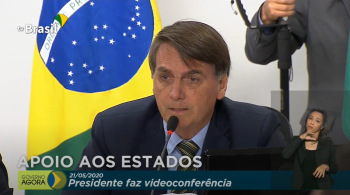 Em videoconferência com governadores, presidente se comprometeu a aprovar ajuda a entes federativos