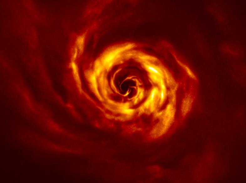 Disco ao redor da estrela AB Aurigae, em imagem do Very Large Telescope do ESO