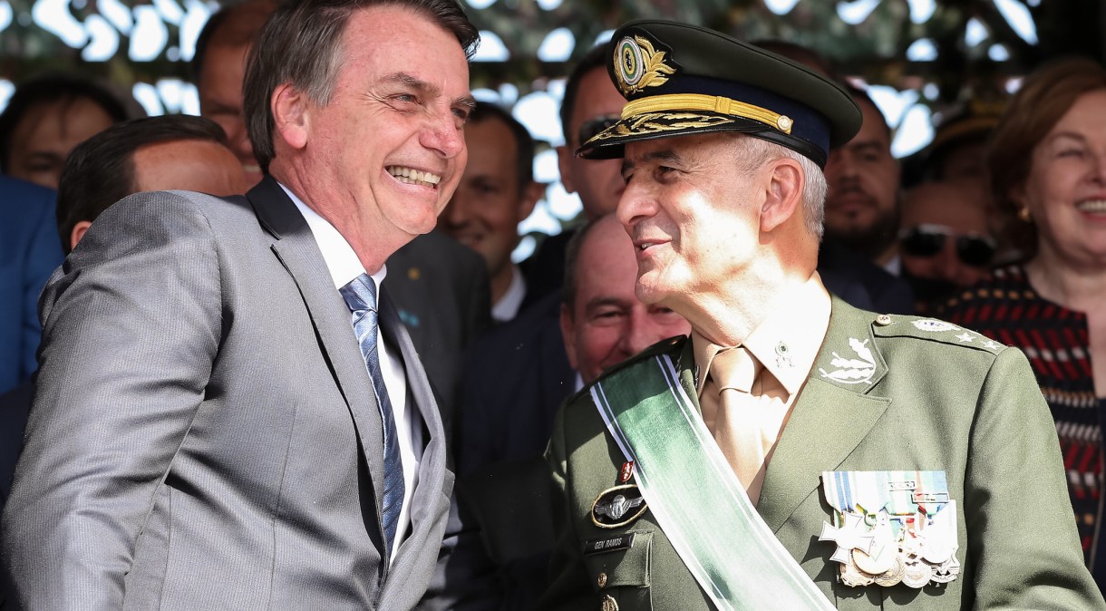 O presidente Jair Bolsonaro e o general Luiz Eduardo Ramos, ministro da Secretaria de Governo