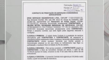 Helena Witzel, esposa do governador Wilson Witzel, receberia da DPAD 36 parcelas mensais de R$ 15 mil, em um total, portanto, de R$ 540 mil