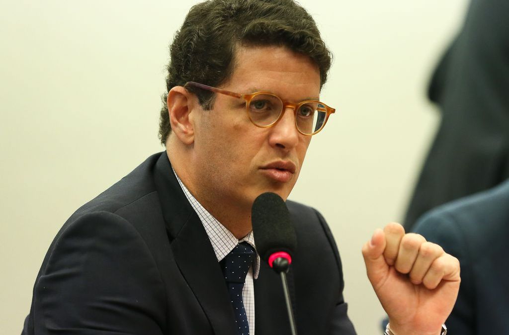 O ministro do Meio Ambiente, Ricardo Salles, durante audiência pública