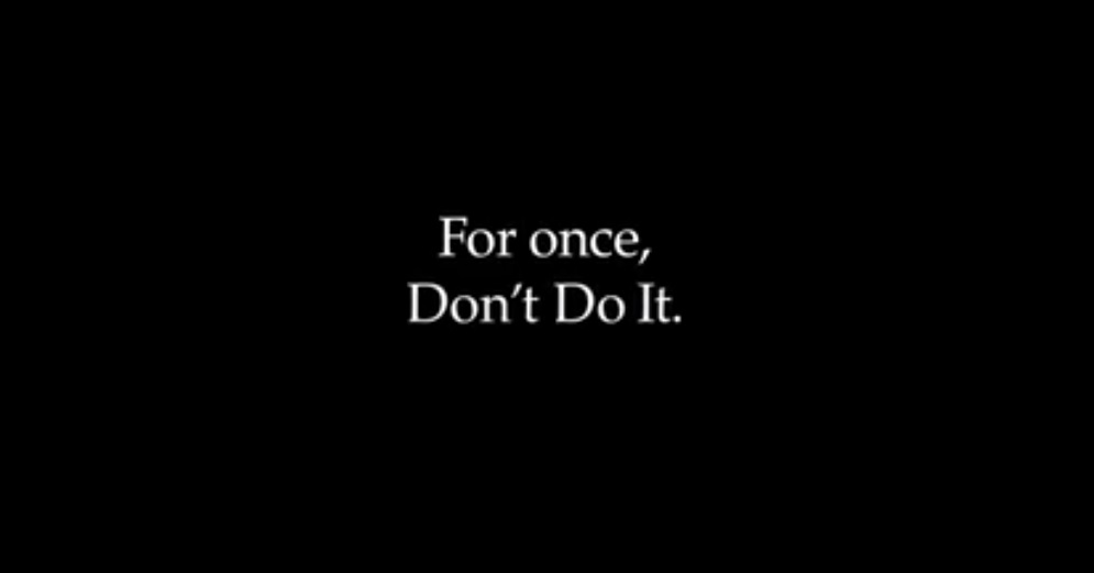 Nike altera tradicional slogan “Just do it” para “Don’t do it” em campanha contra racismo
