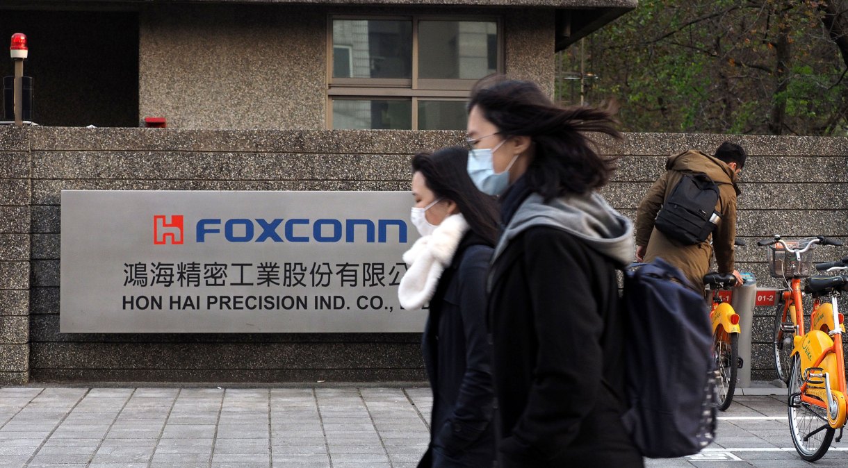 A fabricante chinesa Foxconn (03.mar.2020)