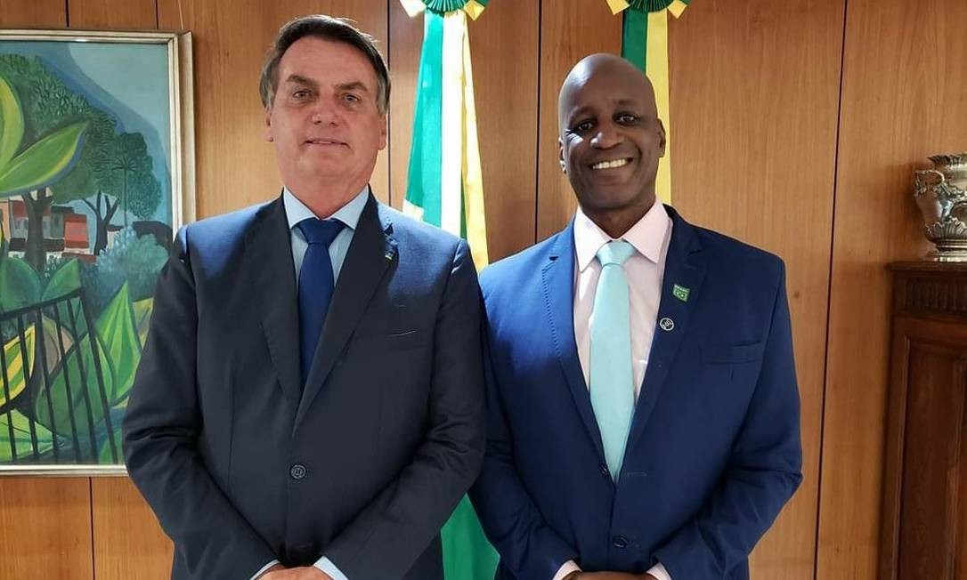 Sérgio Camargo e Jair Bolsonaro