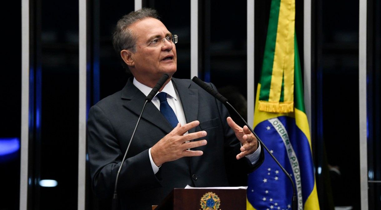 O senador Renan Calheiros (MDB-AL) - 18.set.2019