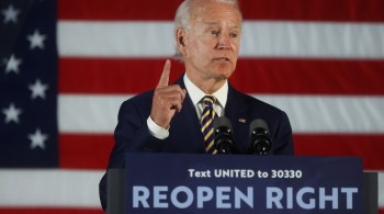 Entre os eleitores de Biden, 40% disseram se sentir “desconfortáveis" em ir votar pessoalmente, se as eleições fossem esta semana