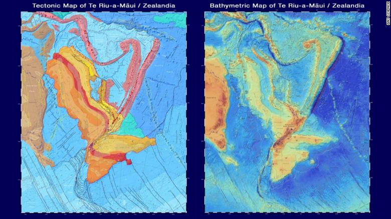 Novos mapas revelaram informações sobre o continente submerso por onde dinossauros já vagaram