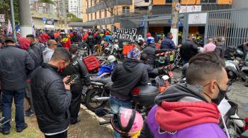 Motociclistas e ciclistas de aplicativos paralisam atividades nesta quarta-feira (1º)