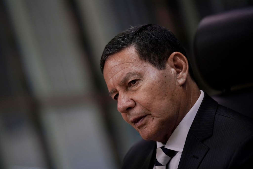 O vice-presidente da República Hamilton Mourão