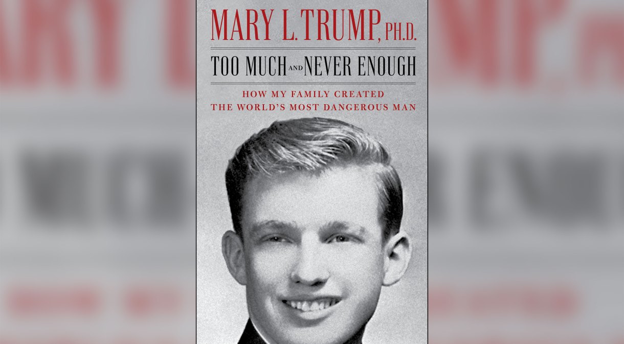 Capa do livro Too much and never enough: how my family created the world's most dangerous man, escrito pela sobrinha de Donald Trump