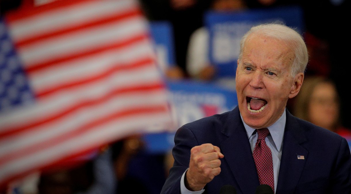 O candidato democrata à Presidência dos EUA, Joe Biden