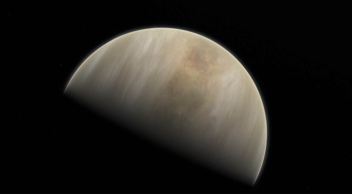 Ilustração do planeta Vênus