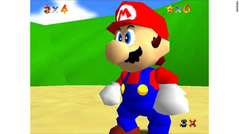 "Super Mario 64" foi o primeiro jogo de Mario em 3D.