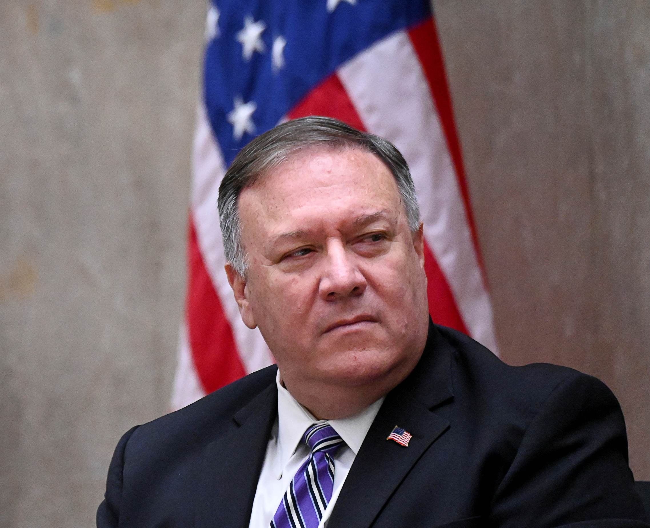 O secretário de estado dos EUA, Mike Pompeo