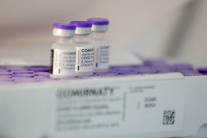 Doses da vacina contra Covid-19 da Pfizer