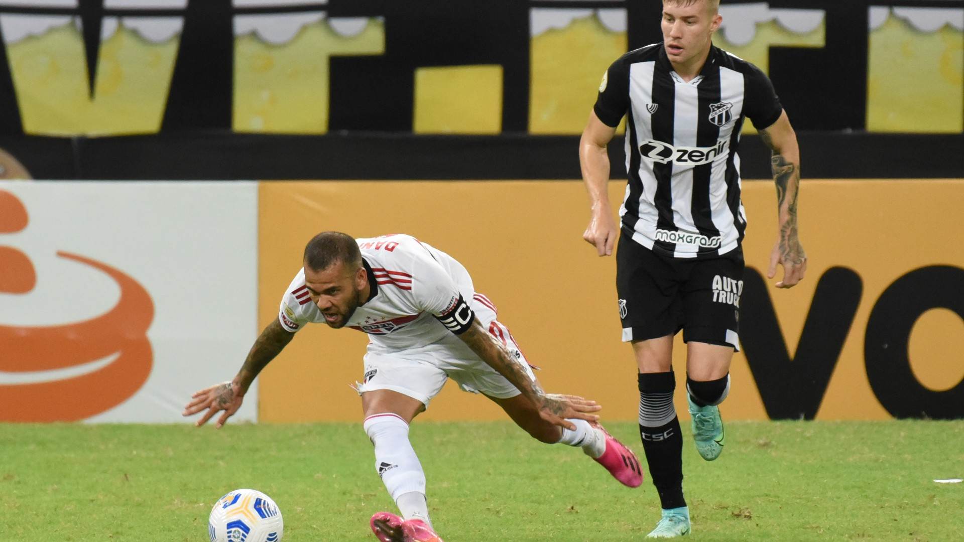 São Paulo conseguiu o empate com um gol contra da equipe cearense no segundo tem