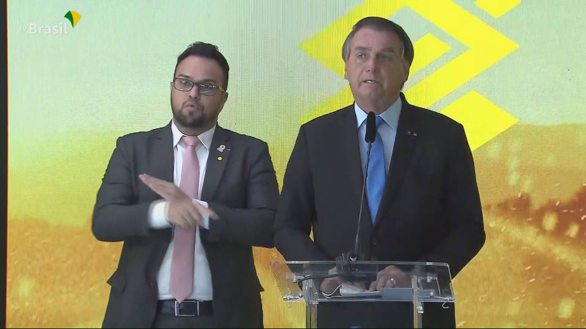 Presidente Jair Bolsonaro (sem partido) participa do lançamento do Plano Safra