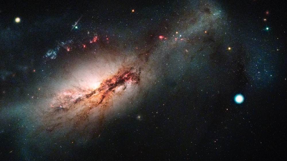 Captura da supernova SN 2018zd feita pelo telescópio Hubble