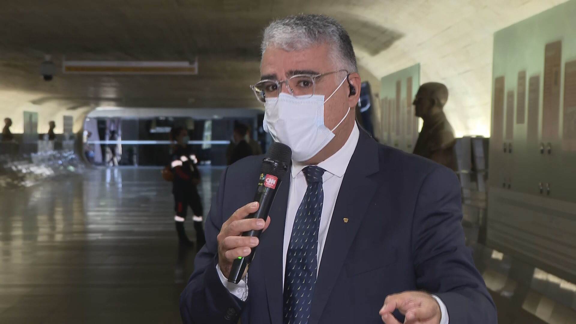 Senador Eduardo Girão (Podemos-CE), membro titular da CPI da Pandemia