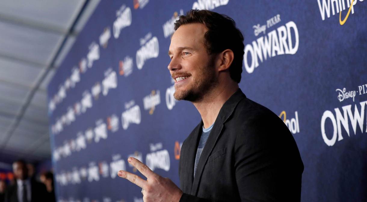 Chris Pratt na estreia do filme "Dois Irmãos: Uma Jornada Fantástica" em Los Angeles, Califórnia, nos Estados Unidos