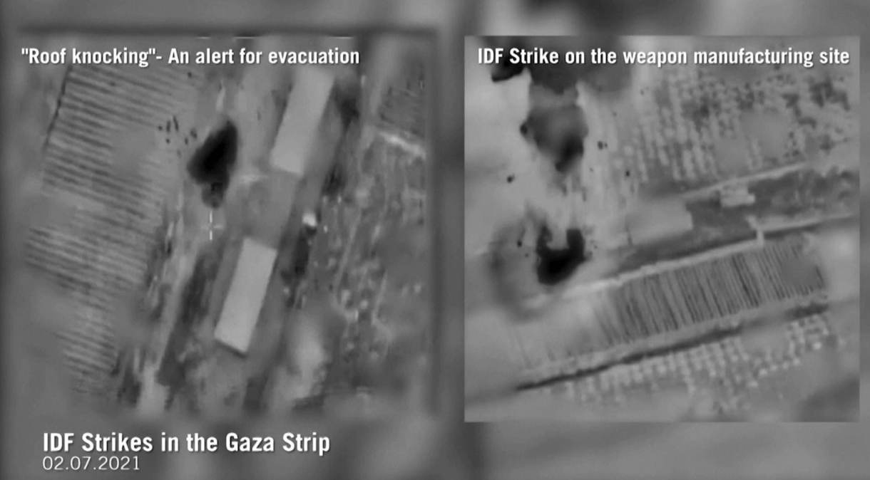 Israel bombardeou suposta fábrica de armas do Hamas após lançamento de balões incendiários