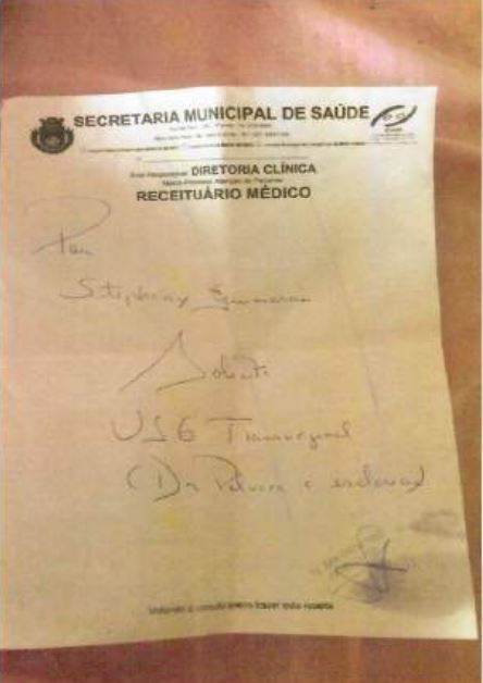 Pedido médico de ultrassom