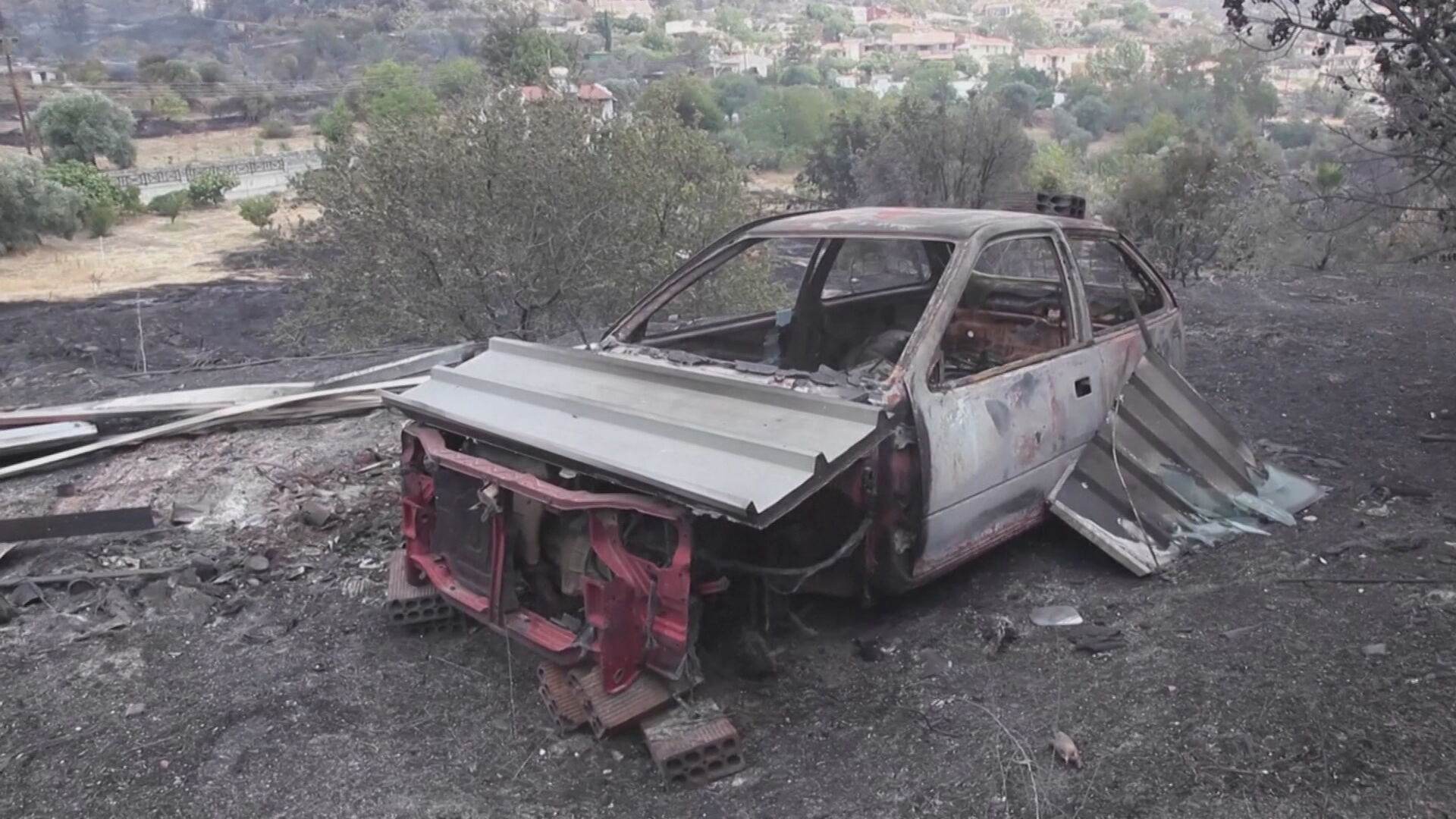 Incêndio florestal deixa pelo menos quatro mortos no Chipre (04.Jul.2021)