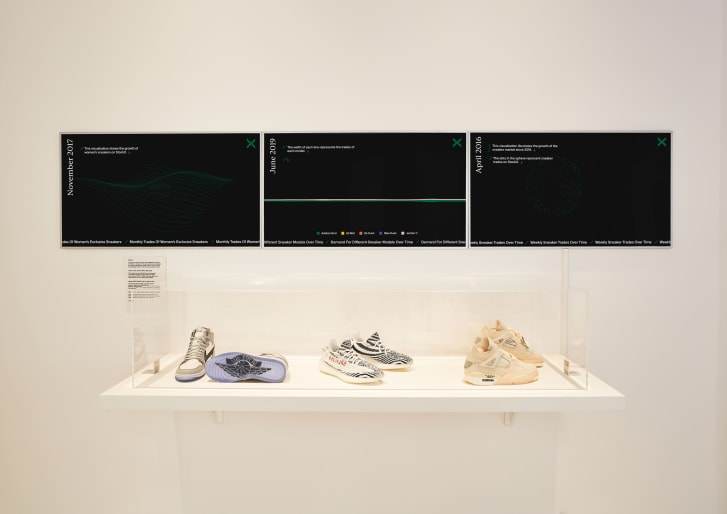 Tênis em cartaz na nova exposição “Sneakers Unboxed”